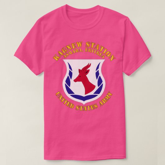 Kagnew Station Asmara Eritrea T-shirt (Design voorkant)