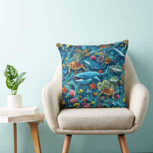 Kagu marine ecosysteem Inspiratie Kussen