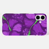 Kahala Hibiscus Hawaiian Lava Rock Violet Case-Mate iPhone Case (Achterkant (horizontaal))