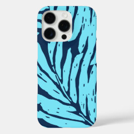 Kahanu Garden Hawaiian Palm Leaves Turquoise iPhone 16 Pro Hoesje
