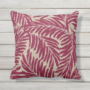 Kahanu Palms Hawaiian Linen Texture Buitenkussen