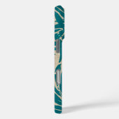 Kahanu Palms Hawaiian Linen Texture Case-Mate iPhone Case (Achterkant / Rechts)