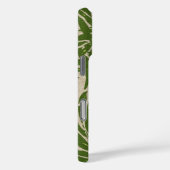 Kahanu Palms Hawaiian Linen Texture Case-Mate iPhone Case (Achterkant / Rechts)