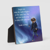 Kahlil Gibran de aarde Fotoplaat (Voorkant)