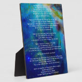 Kahlil Gibran over vriendschap Fotoplaat (Zijkant)