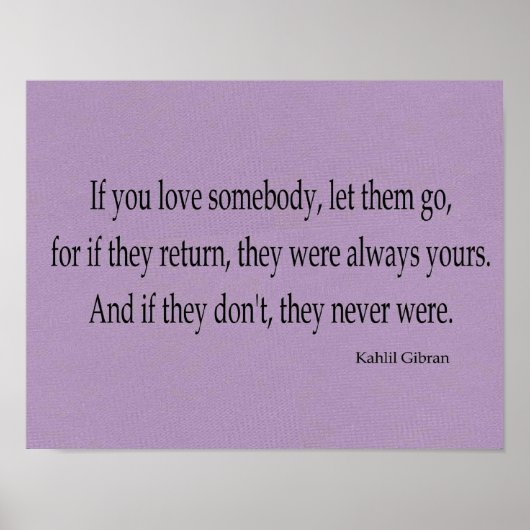 Kahlil Gibran Poster (Voorkant)