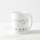 Kahlil peptide nom mug (Devant droit)