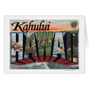 Kahului, Hawaii - Scènes de grandes lettres