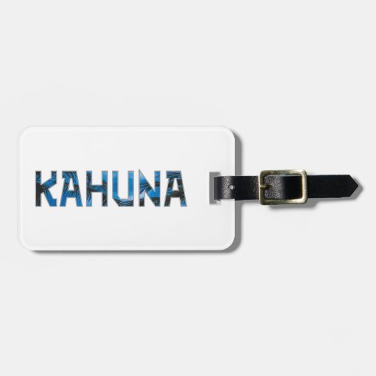 Kahuna Bagagelabel (Voorkant horizontaal)