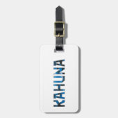 Kahuna Bagagelabel (Voorkant verticaal)