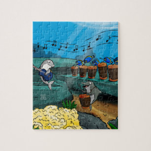 Kai Dolphin Jamming in Afrika Puzzel