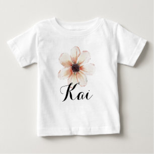 Kai naam babymeisjes onthullen pasgeboren roze blo