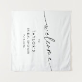 KAIA Minimalistische Bruiloft-ontvangst  Wandkleed (Voorkant (horizontaal))