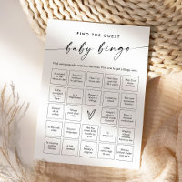 KAIA Trouver L'Invité Baby Bingo Carte De Jeu