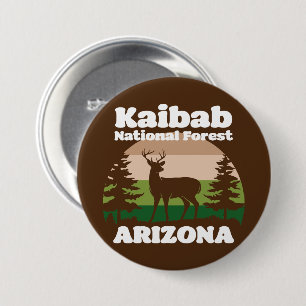 Kaibab National Forest Arizona Ronde Button 7,6 Cm