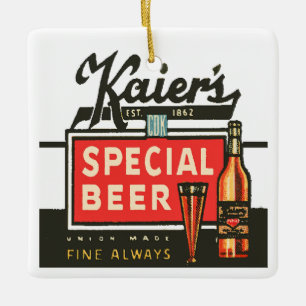 Kaier's speciale bier keramisch ornament