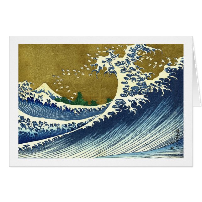 Kaijo no Fuji Hokusai wave Kanagawa (Voorkant Horizontaal)