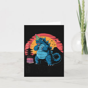 Kaiju-verjaardag Japan Monster Dinosaur Bruh Kaart
