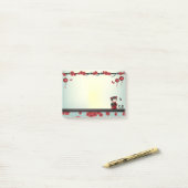 Kaiko de Kokeshi "Kind" Post-it® Notes (Op bureau)