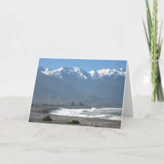 Kaikoura, het Vreedzame OceaanWenskaart van Nieuw Kaart