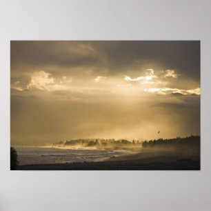 Kaikoura, Nieuw-Zeeland. Kaikoura staat bekend om Poster