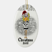 Kailbird ornament (vrouw-gevangene) (Rechts)