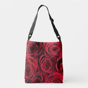 Kailin Gow's Go Girl Red Roses Cross Body Bag Crossbody Tas