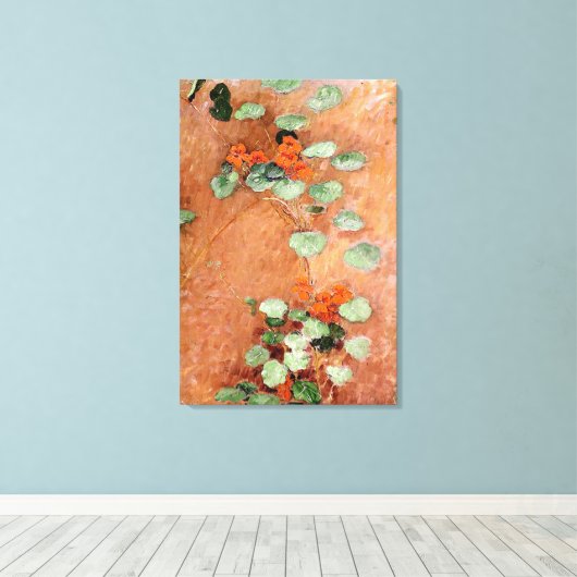 Kaillebotte Nasturces Canvas Afdruk (Insitu (Houten vloer))