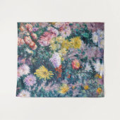 Kaillebotte - Witte en Gele Chrysanthema Wandkleed (Voorkant (horizontaal))