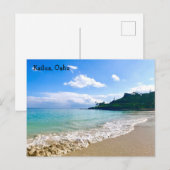 Kailua Beach, Oahu Briefkaart (Voorkant / Achterkant)