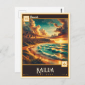Kailua, Hawaï | Briefkaart (Voorkant / Achterkant)