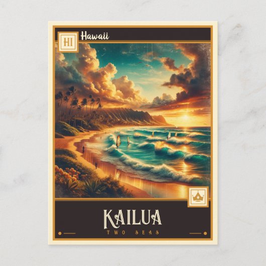 Kailua, Hawaï | Briefkaart (Voorkant)