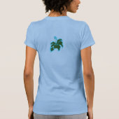 Kailua Hibiscus Dames T-Shirt (Achterkant)