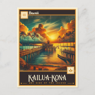 Kailua-Kona, Hawaï Briefkaart