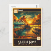 Kailua-Kona, Hawaï | Briefkaart (Voorkant / Achterkant)