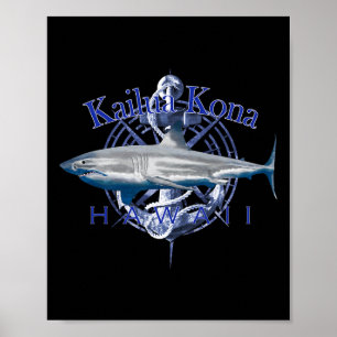 Kailua Kona Hawaï Nautilus Zeilen Bootvaren Poster