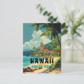  Kailua Kona Hawaii Beach Briefkaart (Staand voorkant)