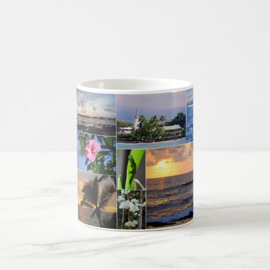 Kailua Kona Hawaii Collage Mug (Centre)