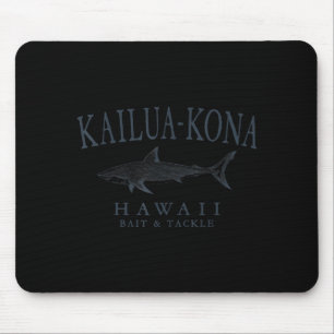Kailua - kona hawaii haai retro leisteen kunst vis muismat