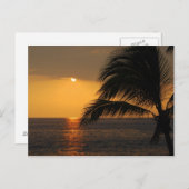 Kailua-Kona, Hawaii, Sunset Briefkaart (Voorkant / Achterkant)
