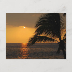 Kailua-Kona, Hawaii, Sunset Briefkaart