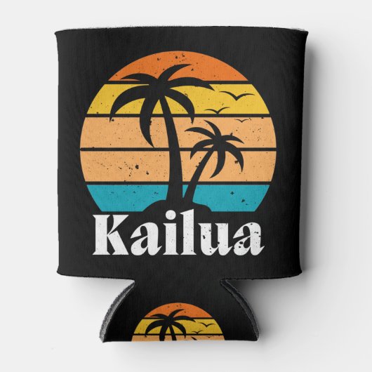 Kailua Retro  Blikjeskoeler (Voorkant)