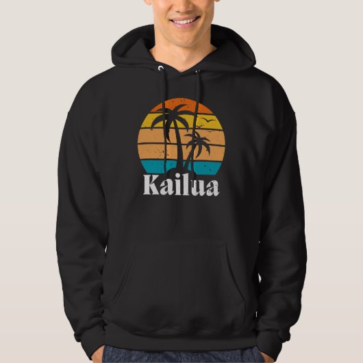 Kailua Retro  Hoodie (Voorkant)