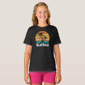 Kailua Retro  T-Shirt (Voorkant volledig)