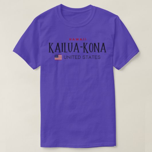 KailuaHawaii États-Unis TShirt (Design devant)
