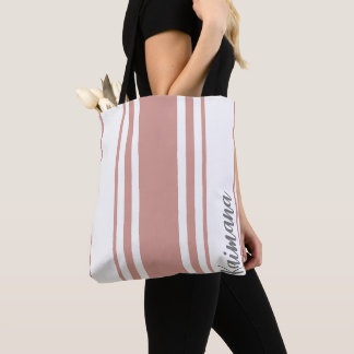 Kaimana Minimalist Strepen Monogram Draagtas