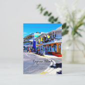 Kaimaneilanden Kleurrijke Winkels Briefkaart (Staand voorkant)