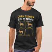 Kairn Terrier Guide to training Dog Obedience T-shirt (Voorkant)