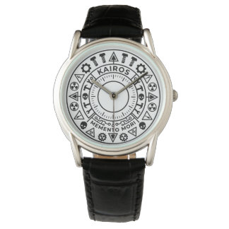 KAIROS Memento Mori industriële embleem horloge