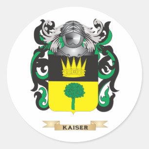 Kaiser Coat of Arms (gezinscrest) Ronde Sticker